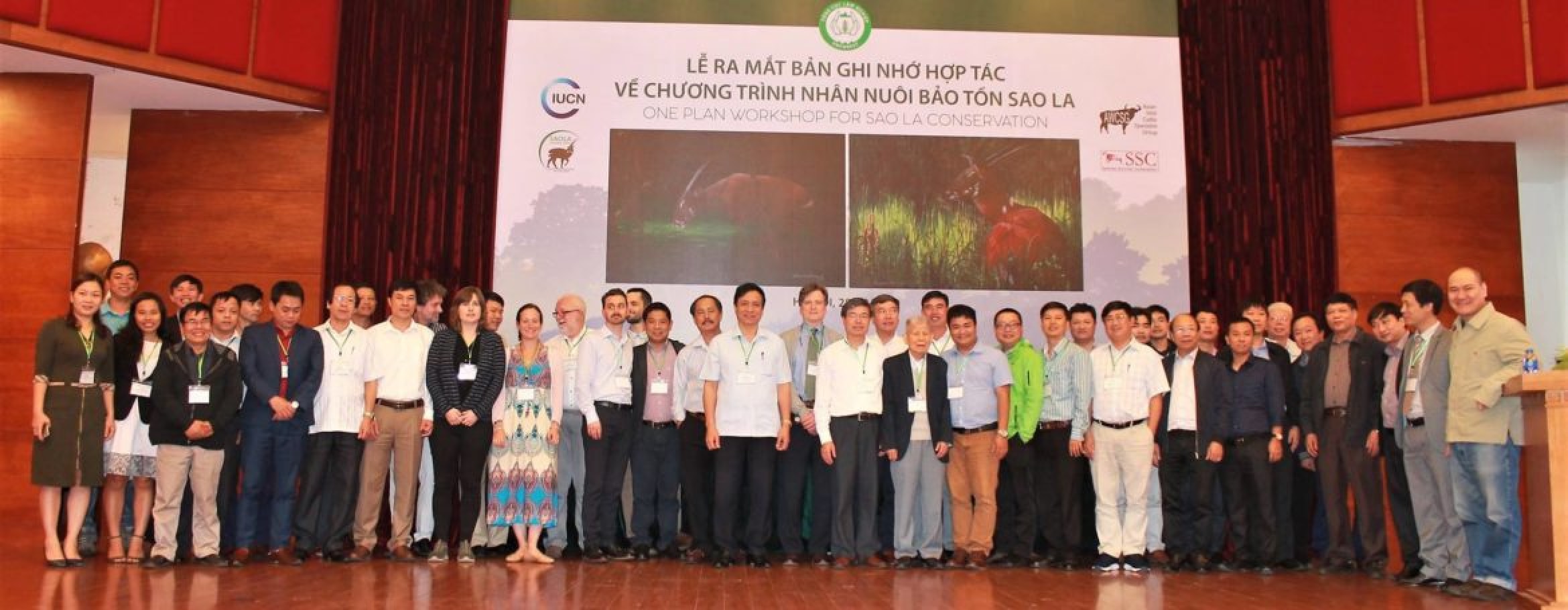 Podpisanie planu ratowania saola