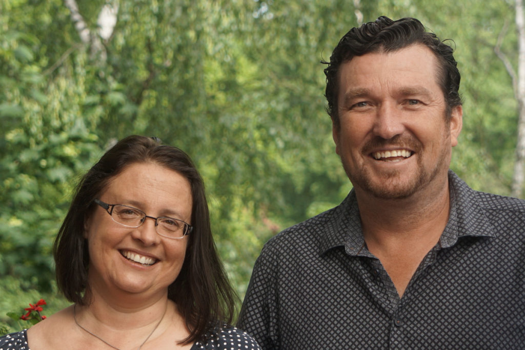 Anna Mękarska, prezes Fundacji Dodo i Matt Hunt, prezes fundacji Free the Bears