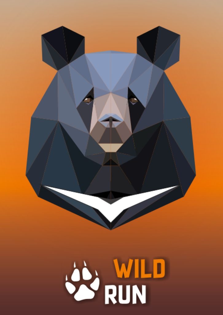 Niedźwiedź himalajski - grafika Wild Run 2020