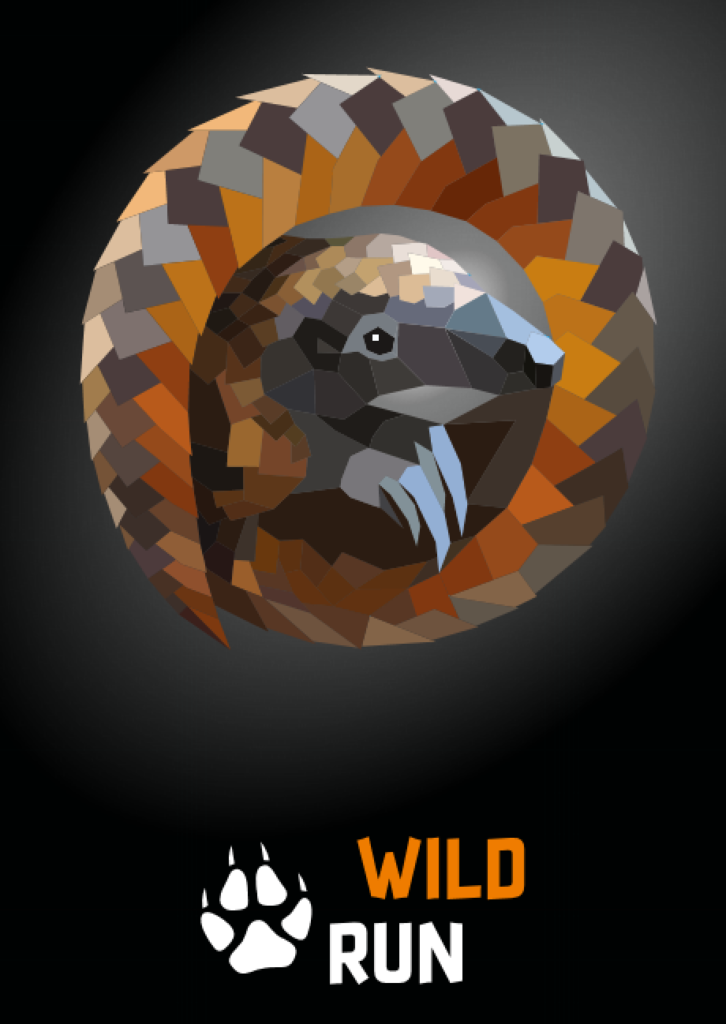 Pangolin - grafika Wild Run 2020