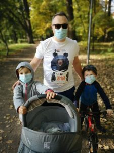 Sportowa rodzina w Wild Run 2020. fot. Paweł Goraj